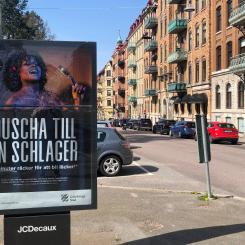 Caroline Wennergren var en av Melloartisterna som uppmanade göteborgarna att duscha till en schlager i maj 2024. Foto: johan Flanke