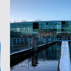 Maria Neth jobbar som industridoktorand på Gryaab och är en av fyra författare till den nyligen publicerade artikeln “Vad innebär egentligen hållbar avloppsvattenhantering?” Foto: Gryaab