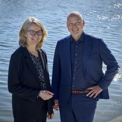 Anette Seger och Ole Fritz Adeler. Foto: Ramboll