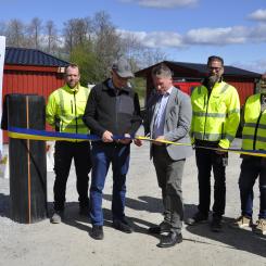 Invigningen. Foto: Telge Nät