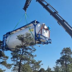 Takmontering på Gotland. Foto: Ramson