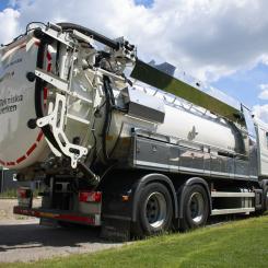 En av Tekniska verkens spolbilar. Foto: Tekniska verken